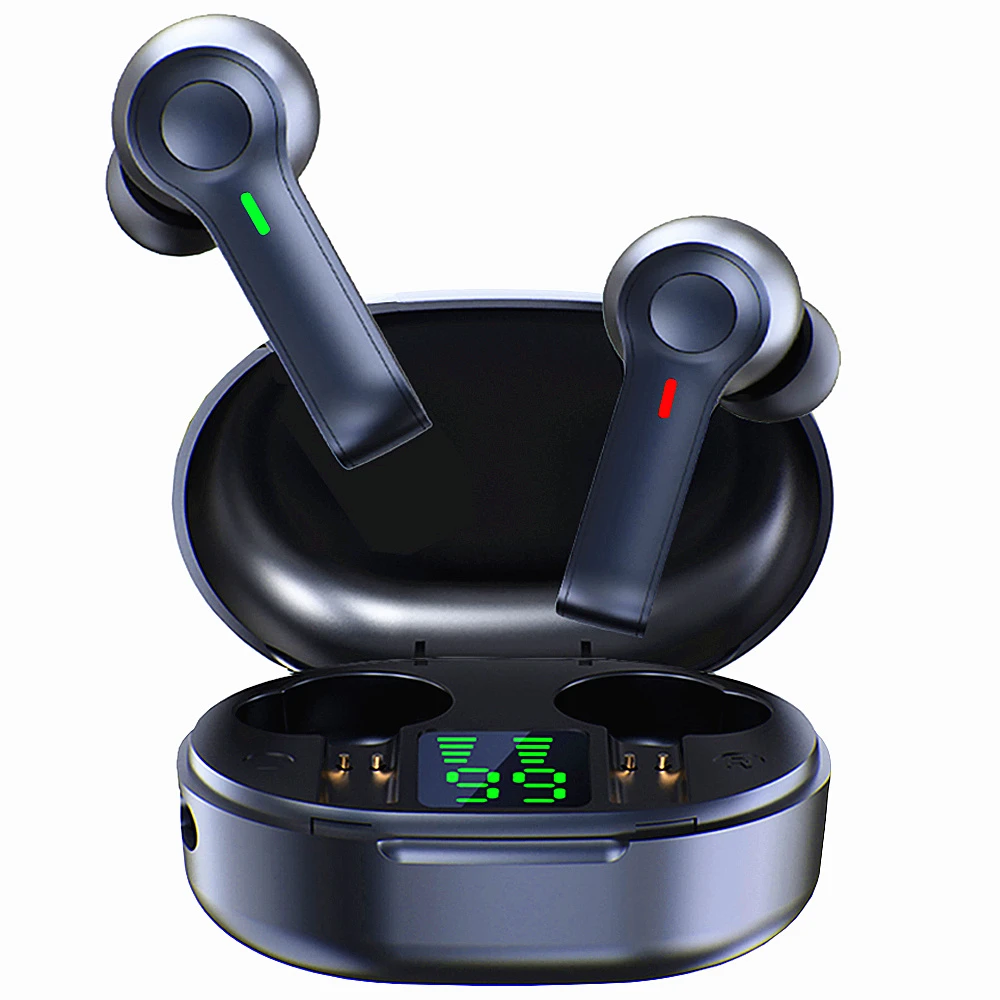 R22 Wireless Headphones TWS Bluetooth 5.1 Earphone Led Display IPX8 Waterproof Headset 40 Hours HiFi Premium Sound Noise Earbuds
R22 Wireless Headphones TWS Bluetooth 5.1 Earphone Led Display IPX8 Waterproof Headset 40 Hours HiFi Premium Sound Noise Earbuds