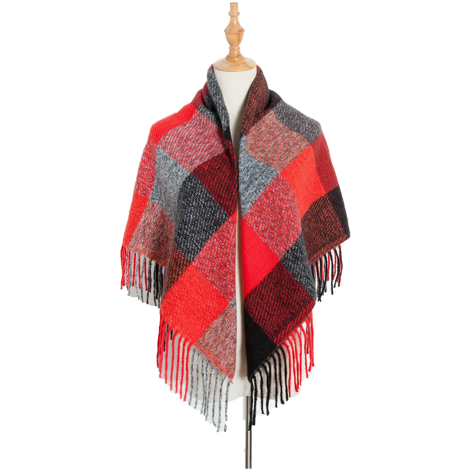 Winter Scarf For Women Blanket New Designer Scarves Shawls Foulard Femme Casual Square Tassel Scarf Shawl Bufanda Para Mujer
Winter Scarf For Women Blanket New Designer Scarves Shawls Foulard Femme Casual Square Tassel Scarf Shawl Bufanda Para Mujer