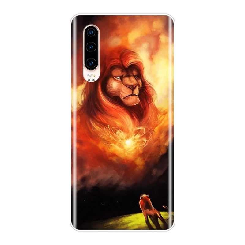 Lion King Phone Cases For Huawei P20 Lite P Smart Plus 2019 Case Silicone Soft TPU Back Cover P30 Pro Z | Мобильные телефоны и