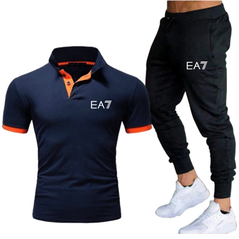 EA7 Men's Clothing,T-shirts,Men T-shirt,Polo Shirts + Pants Male,Two Piece Set,Short Sleeve Polo,Sweatpants,Casual Men's Sets
EA7 Men's Clothing,T-shirts,Men T-shirt,Polo Shirts + Pants Male,Two Piece Set,Short Sleeve Polo,Sweatpants,Casual Men's Sets