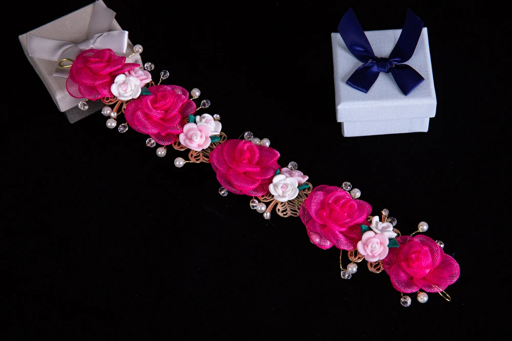 Корейский свадебный тиары с бусинами ручной работы, ярко-розовые повязки на голову, 3D Цветочный венок, головной убор, свадебное кольцо, аксе...
Корейский свадебный тиары с бусинами ручной работы, ярко-розовые повязки на голову, 3D Цветочный венок, головной убор, свадебное кольцо, аксе...