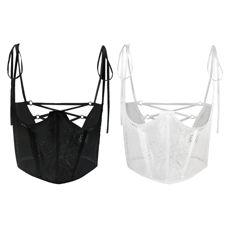 Fashion Sexy Corset Top Summer Body Shapping Slim Bustier Hollow Lace Up Bustier Suspenders for Womens
Fashion Sexy Corset Top Summer Body Shapping Slim Bustier Hollow Lace Up Bustier Suspenders for Womens