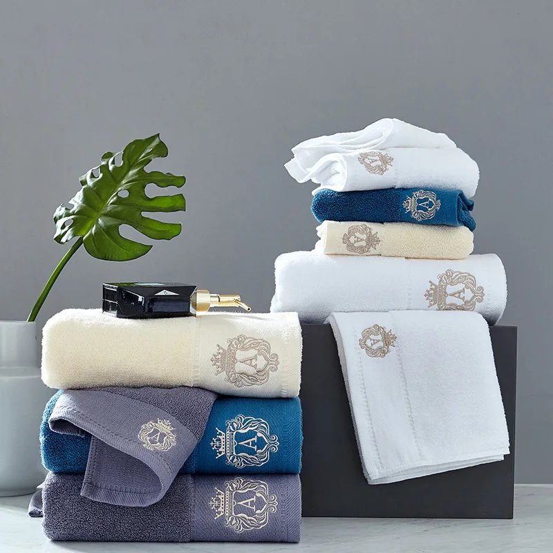 J High Quality 100% Cotton Adult's and children's family bath Towel Soft Absorbent Washcloth Household Gym swimming Beach towel
J High Quality 100% Cotton Adult's and children's family bath Towel Soft Absorbent Washcloth Household Gym swimming Beach towel