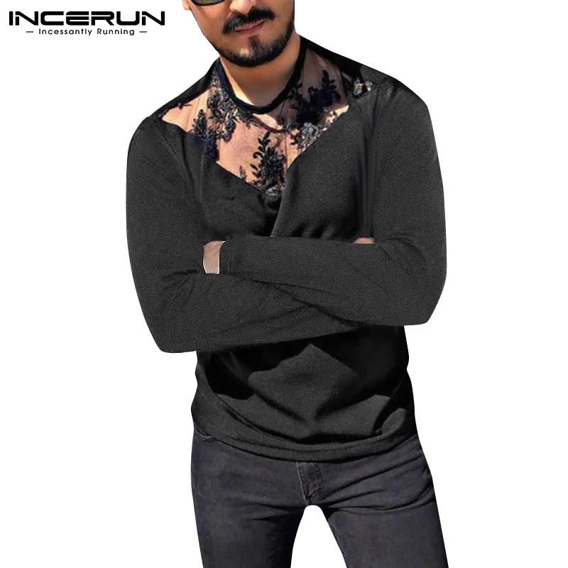 Men T Shirt Mesh Patchwork See Through O-neck Long Sleeve Streetwear Camisetas 2022 Party Sexy Casual Men Clothing S-5XL INCERUN
Men T Shirt Mesh Patchwork See Through O-neck Long Sleeve Streetwear Camisetas 2022 Party Sexy Casual Men Clothing S-5XL INCERUN