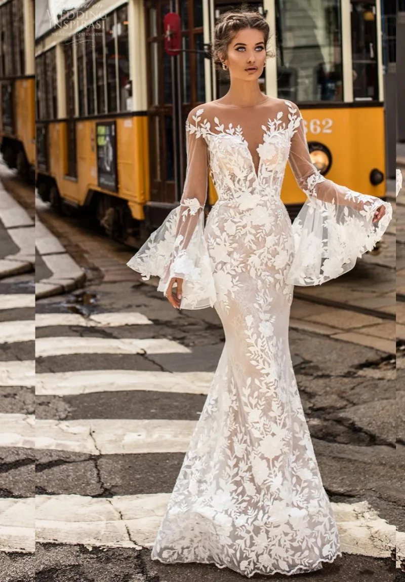 Романтические свадебные платья в стиле бохо с юбкой-годе, кружевные свадебные платья с длинным рукавом и цветочной аппликацией для женщин, ...
Романтические свадебные платья в стиле бохо с юбкой-годе, кружевные свадебные платья с длинным рукавом и цветочной аппликацией для женщин, ...