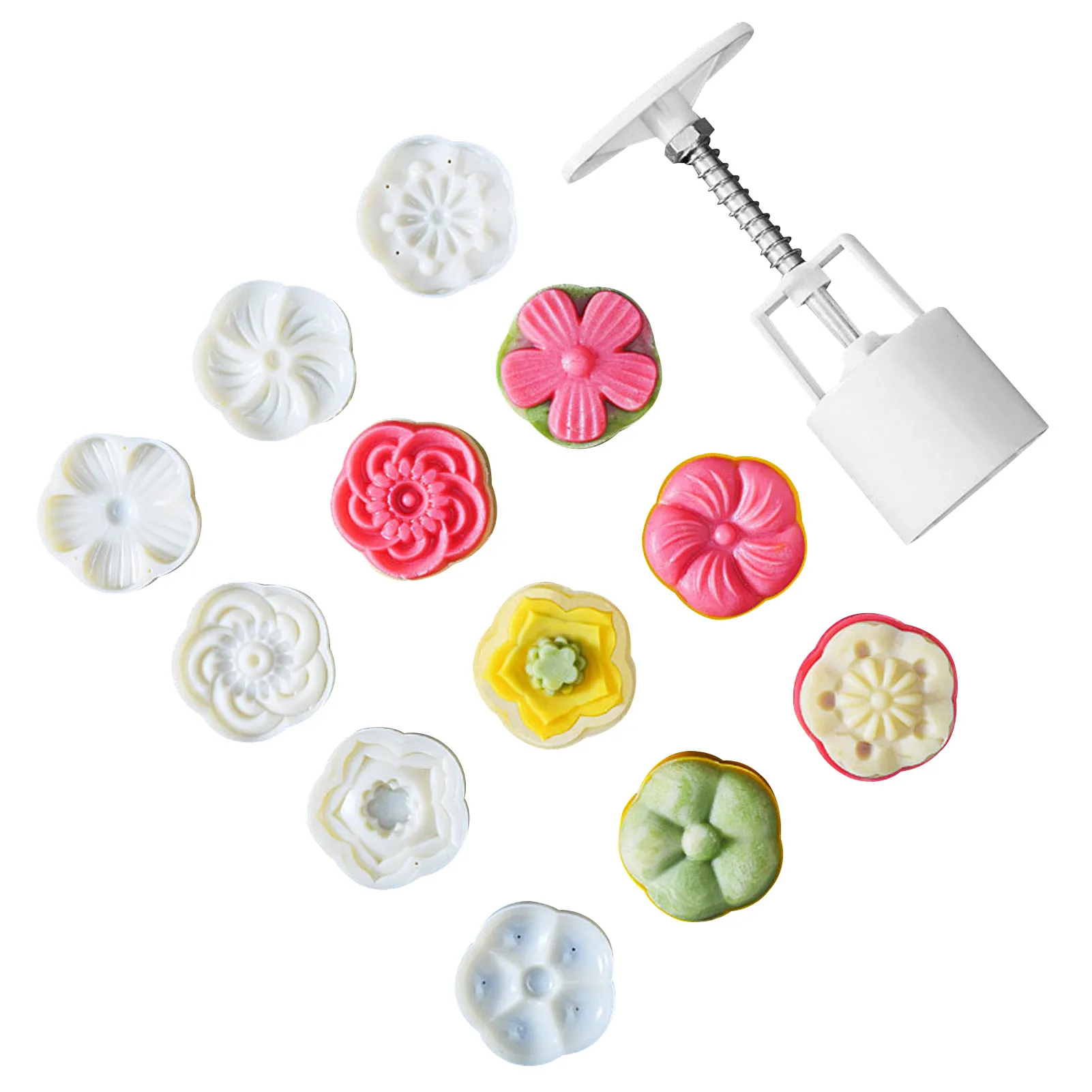 Mid-autumn Moon Cake Mould Flower-shaped Widely Used Bean Cake Mould Snowy Mung Bean Pastry Dessert Hand Pressure Tool
Mid-autumn Moon Cake Mould Flower-shaped Widely Used Bean Cake Mould Snowy Mung Bean Pastry Dessert Hand Pressure Tool