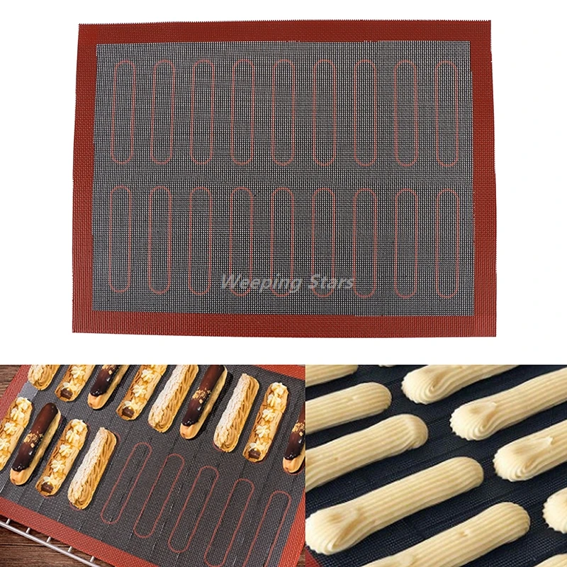 Silicone Baking Mat Oven Sheet Liner Perforated Non Stick Silica Gel 40x30cm
Silicone Baking Mat Oven Sheet Liner Perforated Non Stick Silica Gel 40x30cm