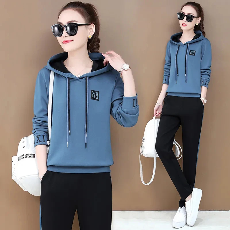Casual Loose Tracksuit 2 Piece Set Women 2020 Spring Autumn Fashion Long Sleeve Hoodies + Trousers Sweatsuit Jogging Sportswear
Casual Loose Tracksuit 2 Piece Set Women 2020 Spring Autumn Fashion Long Sleeve Hoodies + Trousers Sweatsuit Jogging Sportswear