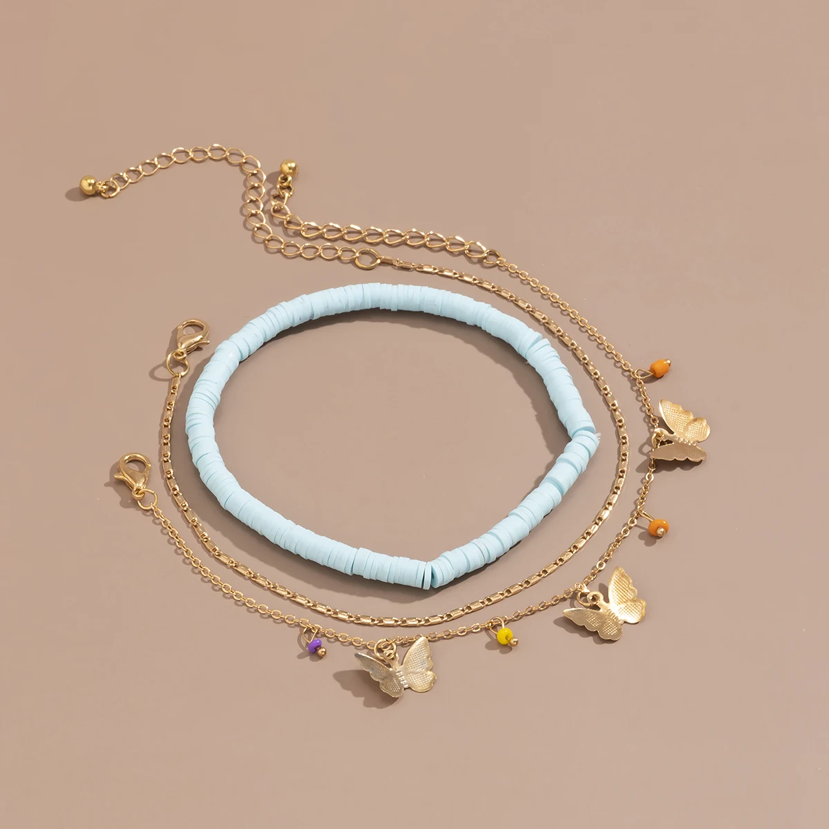 PuRui Boho Colorful Polymer Clay Anklet Bracelet for Women Fashion Summer Butterfly Ankle Bracelet on the Leg Foot Chain Jewelry
PuRui Boho Colorful Polymer Clay Anklet Bracelet for Women Fashion Summer Butterfly Ankle Bracelet on the Leg Foot Chain Jewelry