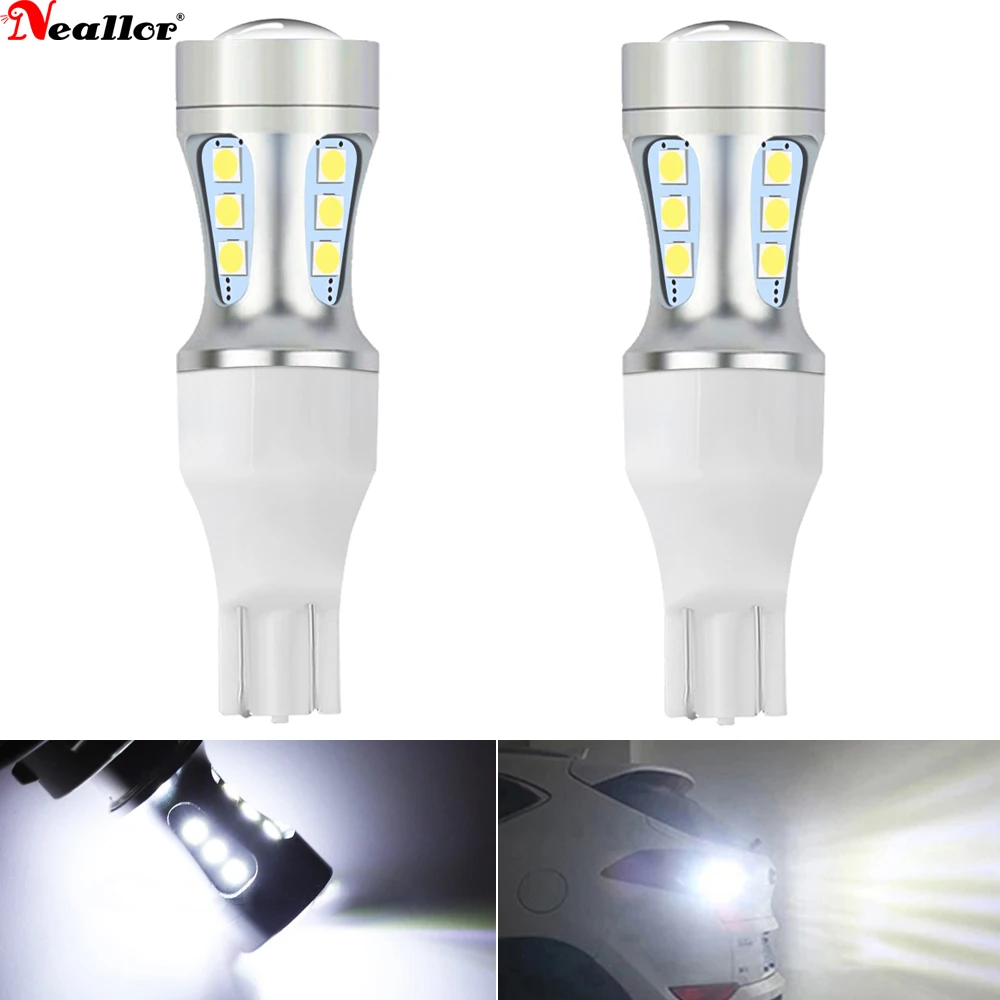 2Pcs T15 Led Bulb W16W Led Canbus 920 921 912 Lamp 1000LM 3030SMD Super Bright Car Reverse Backup Lights 6000K White 12V Auto
2Pcs T15 Led Bulb W16W Led Canbus 920 921 912 Lamp 1000LM 3030SMD Super Bright Car Reverse Backup Lights 6000K White 12V Auto
