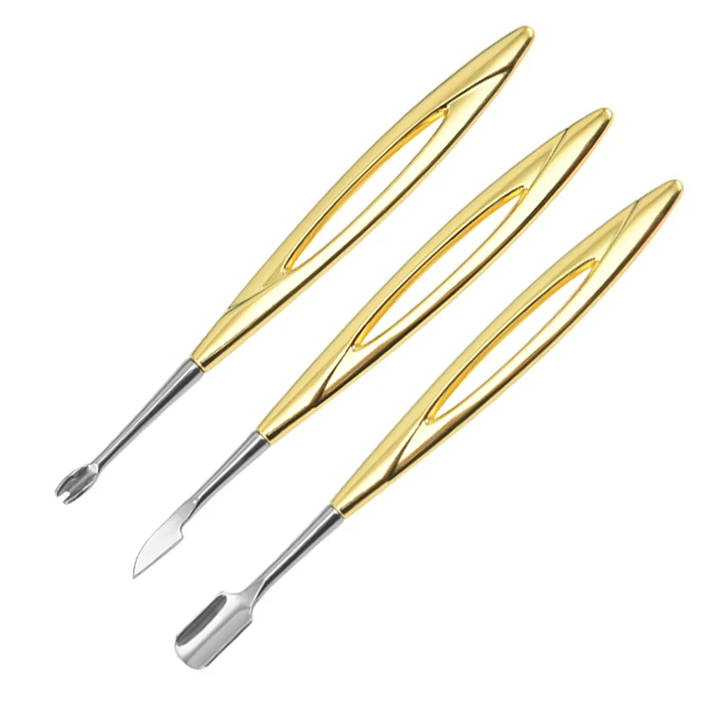 1pcs Gold Stainless Steel Cuticle Pusher Nail Art Pedicure Manicure Tools Nail File Dead Skin Push Cuticle Remover Nail Pusher
1pcs Gold Stainless Steel Cuticle Pusher Nail Art Pedicure Manicure Tools Nail File Dead Skin Push Cuticle Remover Nail Pusher