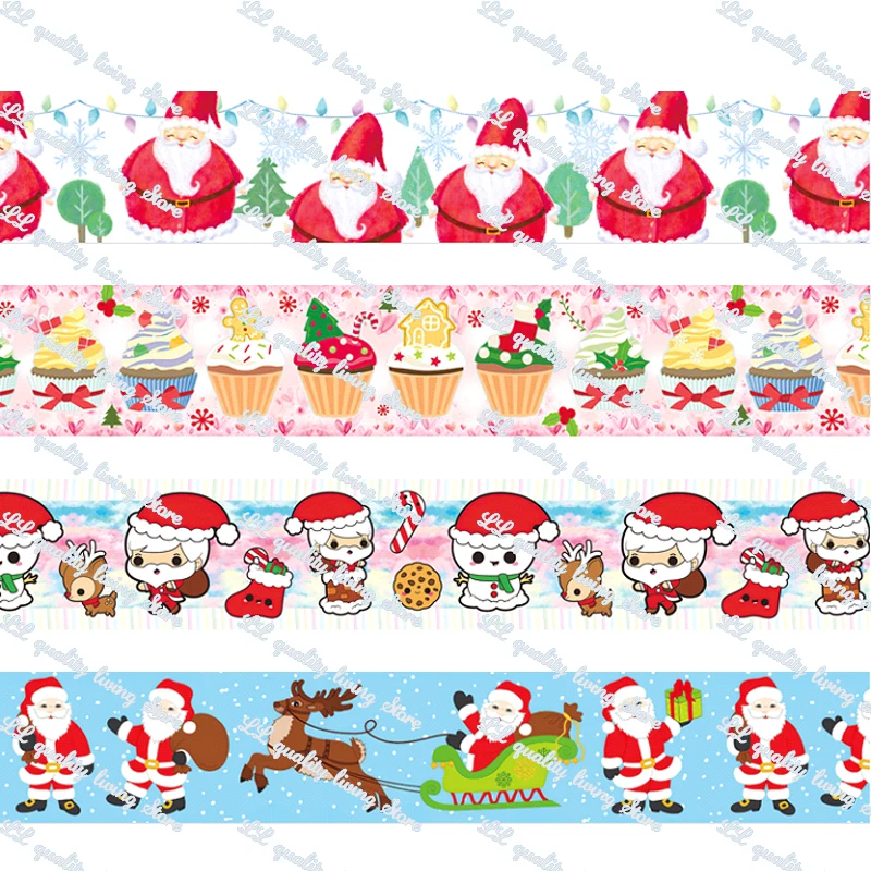 Christmas Printed Grosgrain Ribbon Fashion Ribbon Handmade Crafts Woven Brand Labels Gift Packaging 50 Yards
Christmas Printed Grosgrain Ribbon Fashion Ribbon Handmade Crafts Woven Brand Labels Gift Packaging 50 Yards