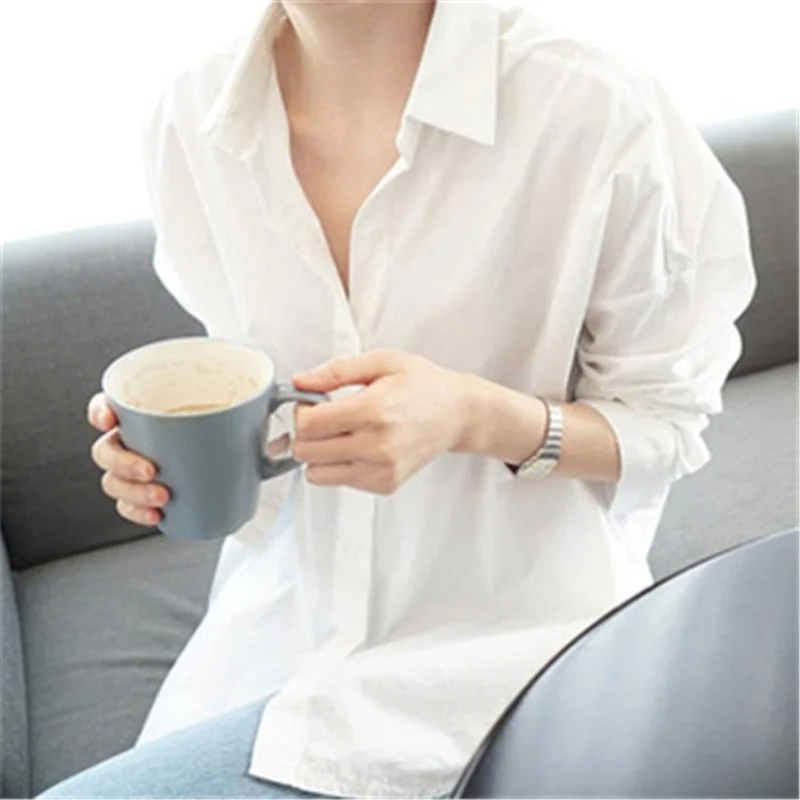 2021 Spring White Shirt Women Plus Size XS-2XL Korean Blouses Feminine Long Sleeve Casual Turn-down Collar Elegant OL Loose Tops
2021 Spring White Shirt Women Plus Size XS-2XL Korean Blouses Feminine Long Sleeve Casual Turn-down Collar Elegant OL Loose Tops