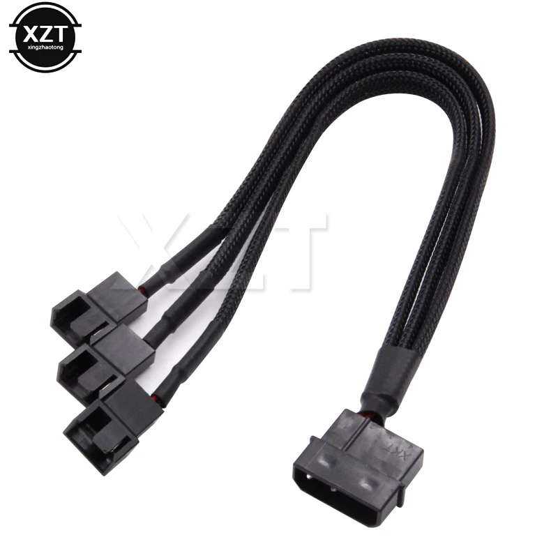 10pcs/lot zhenmao NEW PC Fan Splitter Power 12V 27cm 4pin Molex IDE to 4 Port 3Pin / 4Pin Cooler Cooling Fan Extension Power s
10pcs/lot zhenmao NEW PC Fan Splitter Power 12V 27cm 4pin Molex IDE to 4 Port 3Pin / 4Pin Cooler Cooling Fan Extension Power s