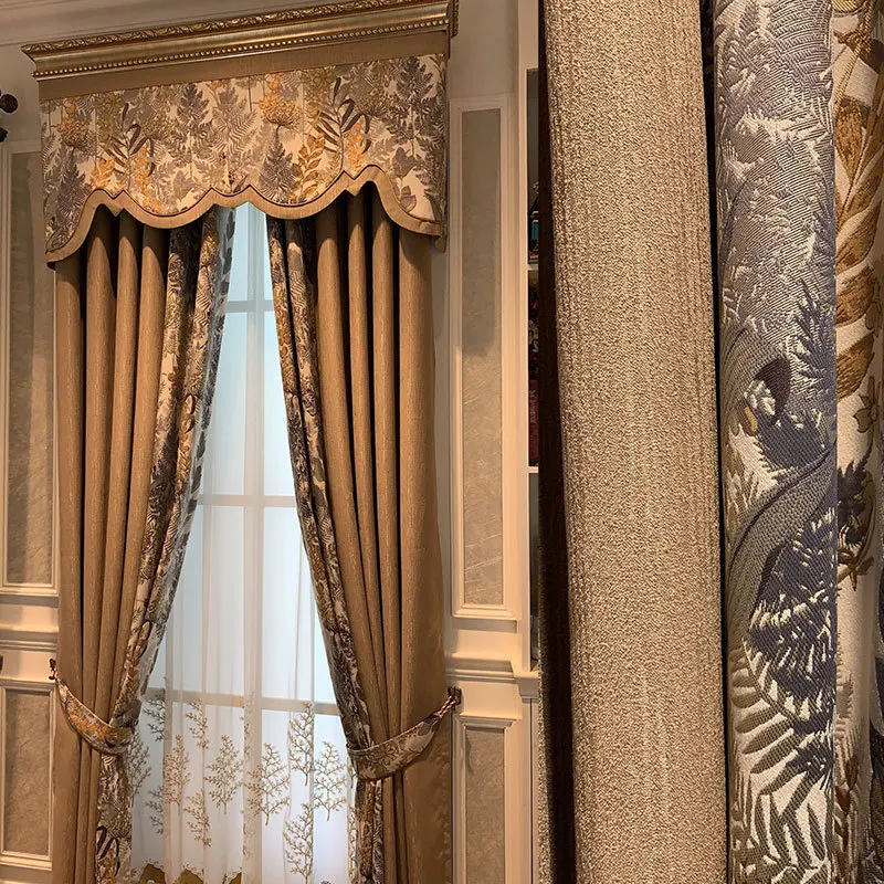 AS European Style Luxury Embroidery Thickening Shading Light Luxury Home Customization Curtains for Living Dining Room Bedroom
AS European Style Luxury Embroidery Thickening Shading Light Luxury Home Customization Curtains for Living Dining Room Bedroom