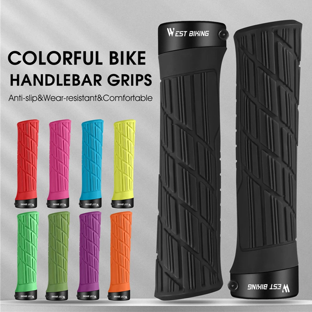 1Pair Silicone Bicycle Grips Outdoor MTB Mountain Bike Handlebar Grips Cover Anti-slip Shockproof Strong Support Grips Bike Part
1Pair Silicone Bicycle Grips Outdoor MTB Mountain Bike Handlebar Grips Cover Anti-slip Shockproof Strong Support Grips Bike Part
