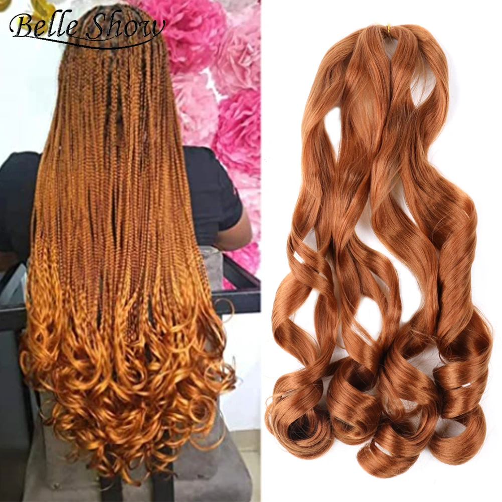 Belle Show Pre Stretched 20Inch Loose Wave Crochet Hair Extension Synthetic Curly Braiding Hair For Black Women French Curly
Belle Show Pre Stretched 20Inch Loose Wave Crochet Hair Extension Synthetic Curly Braiding Hair For Black Women French Curly