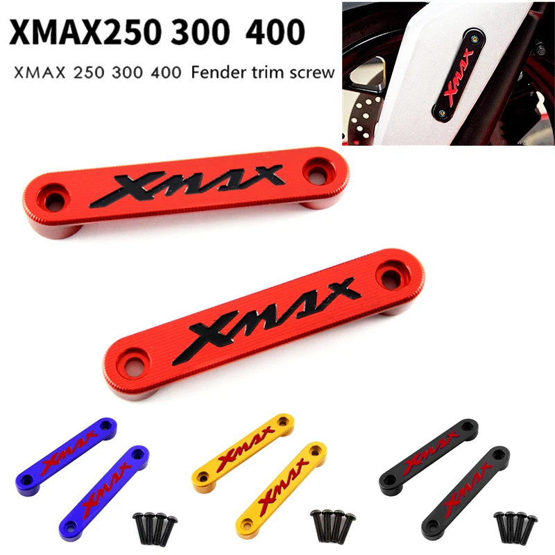 1 пара модификация мотоцикла аксессуары Алюминиевый сплав переднее крыло с декоративной планкой для Yamaha X-MAX Xmax 300 XMAX 250 XMAX 400 
1 пара модификация мотоцикла аксессуары Алюминиевый сплав переднее крыло с декоративной планкой для Yamaha X-MAX Xmax 300 XMAX 250 XMAX 400