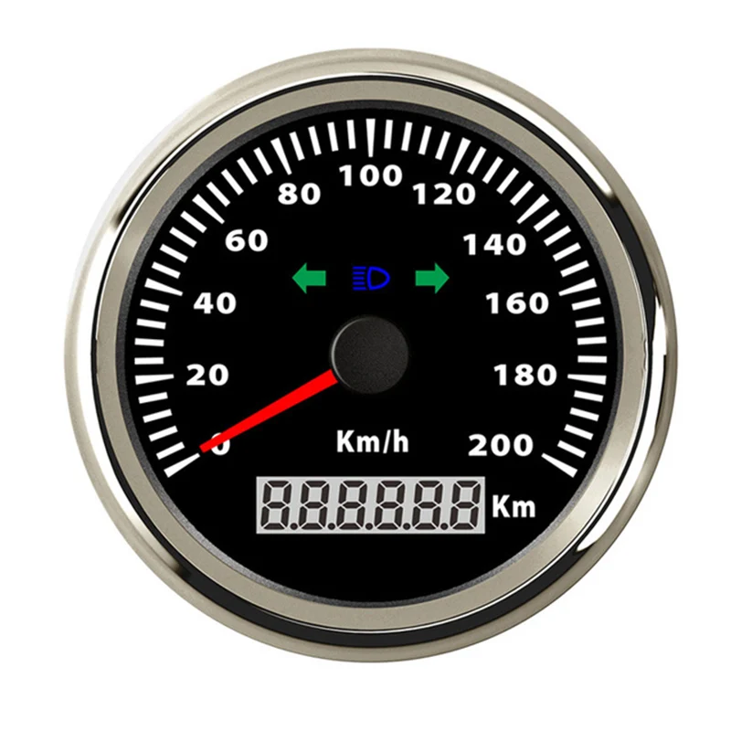 85mm 0-120KM/H Without GPS Speedometer 200 KM/H for Motorcycle Car Boat 12V/24V with Red Backlight
85mm 0-120KM/H Without GPS Speedometer 200 KM/H for Motorcycle Car Boat 12V/24V with Red Backlight