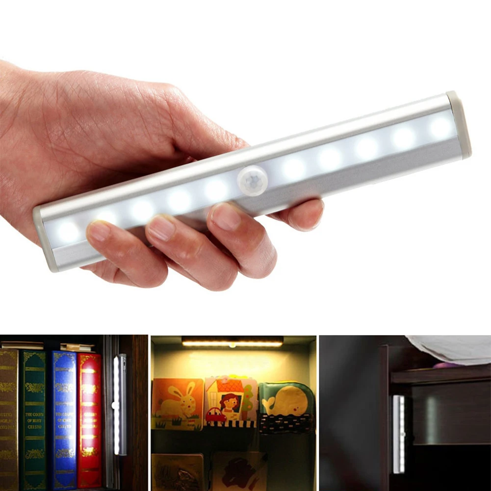 10LEDs Strip 5V usb Charging Motion Sensor Under Cabinet Light Kitchen Lighting Cupboard Closet Bed Room Light LED Strip Lamp 3m
10LEDs Strip 5V usb Charging Motion Sensor Under Cabinet Light Kitchen Lighting Cupboard Closet Bed Room Light LED Strip Lamp 3m