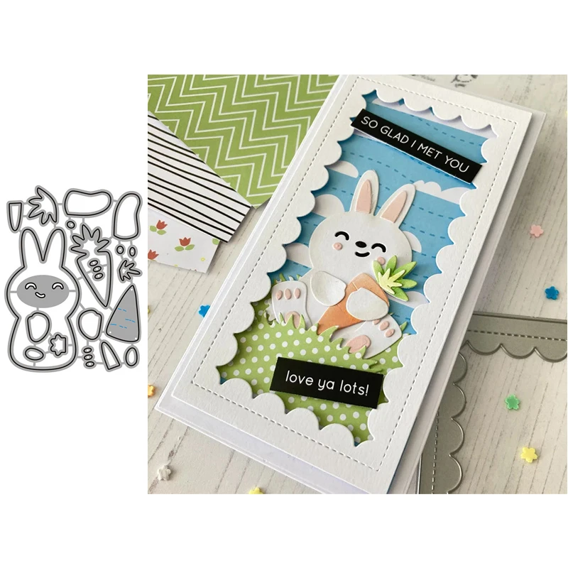 Rabbit Metal Cutting Dies for Scrapbooking Handmade Tools Mold Cut Stencil New 2021 DIY Card Make Mould Model Craft Decoration
Rabbit Metal Cutting Dies for Scrapbooking Handmade Tools Mold Cut Stencil New 2021 DIY Card Make Mould Model Craft Decoration