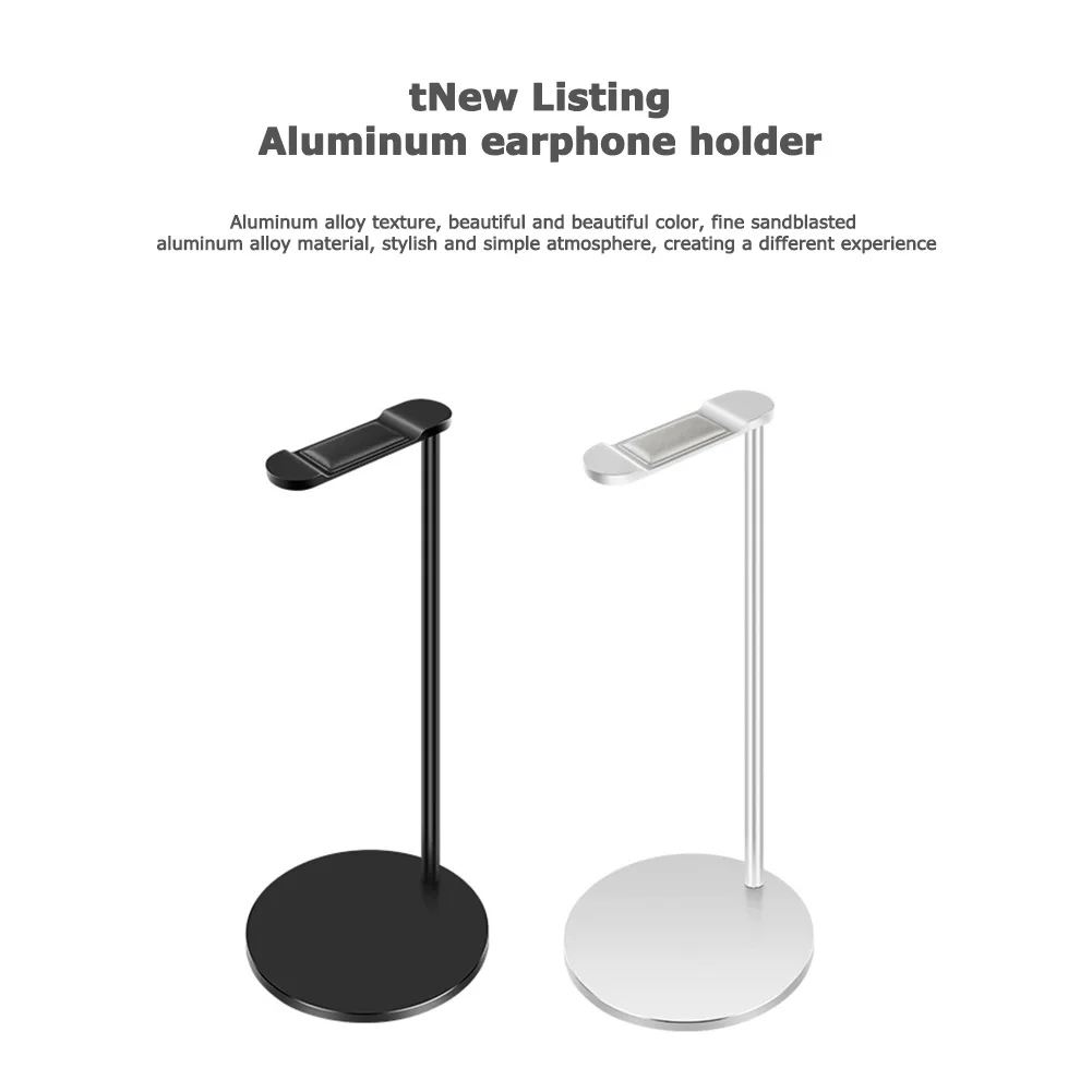 Earphone Bracket Headset Hanger Universal Earphone Hanger Aluminum Alloy Headset Holder Headphone Display Stand
Earphone Bracket Headset Hanger Universal Earphone Hanger Aluminum Alloy Headset Holder Headphone Display Stand