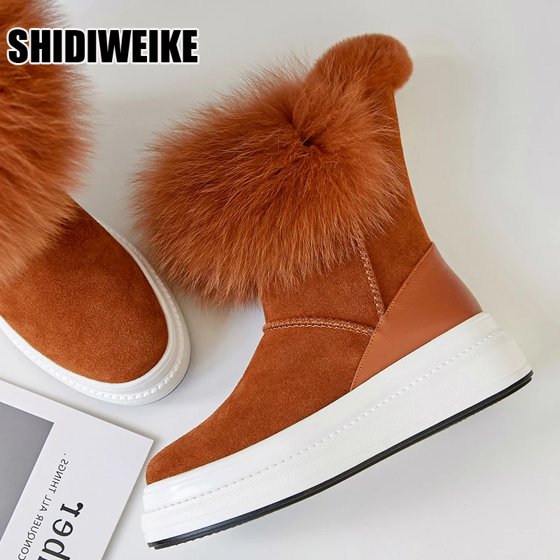 New Snow Boots for Women 2021 Winter Suede Platform Ankle Boots Ladies Casual Warm Plush Woman Winter Boots Bota Mujer vc1906
New Snow Boots for Women 2021 Winter Suede Platform Ankle Boots Ladies Casual Warm Plush Woman Winter Boots Bota Mujer vc1906