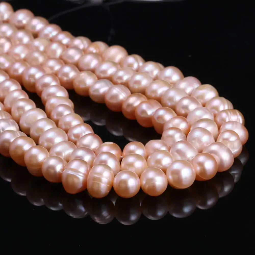 New white pink purple potato-shaped pearl beads Simple and stylish party jewelry personality gift pearl size 8-9mm
New white pink purple potato-shaped pearl beads Simple and stylish party jewelry personality gift pearl size 8-9mm