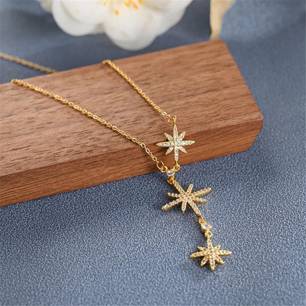 Six Pointed Star Tassel Pendant necklace For Women 14K Gold Plated diamonds 361L Clavicle Necklaces Fashion Jewelry Gift
Six Pointed Star Tassel Pendant necklace For Women 14K Gold Plated diamonds 361L Clavicle Necklaces Fashion Jewelry Gift