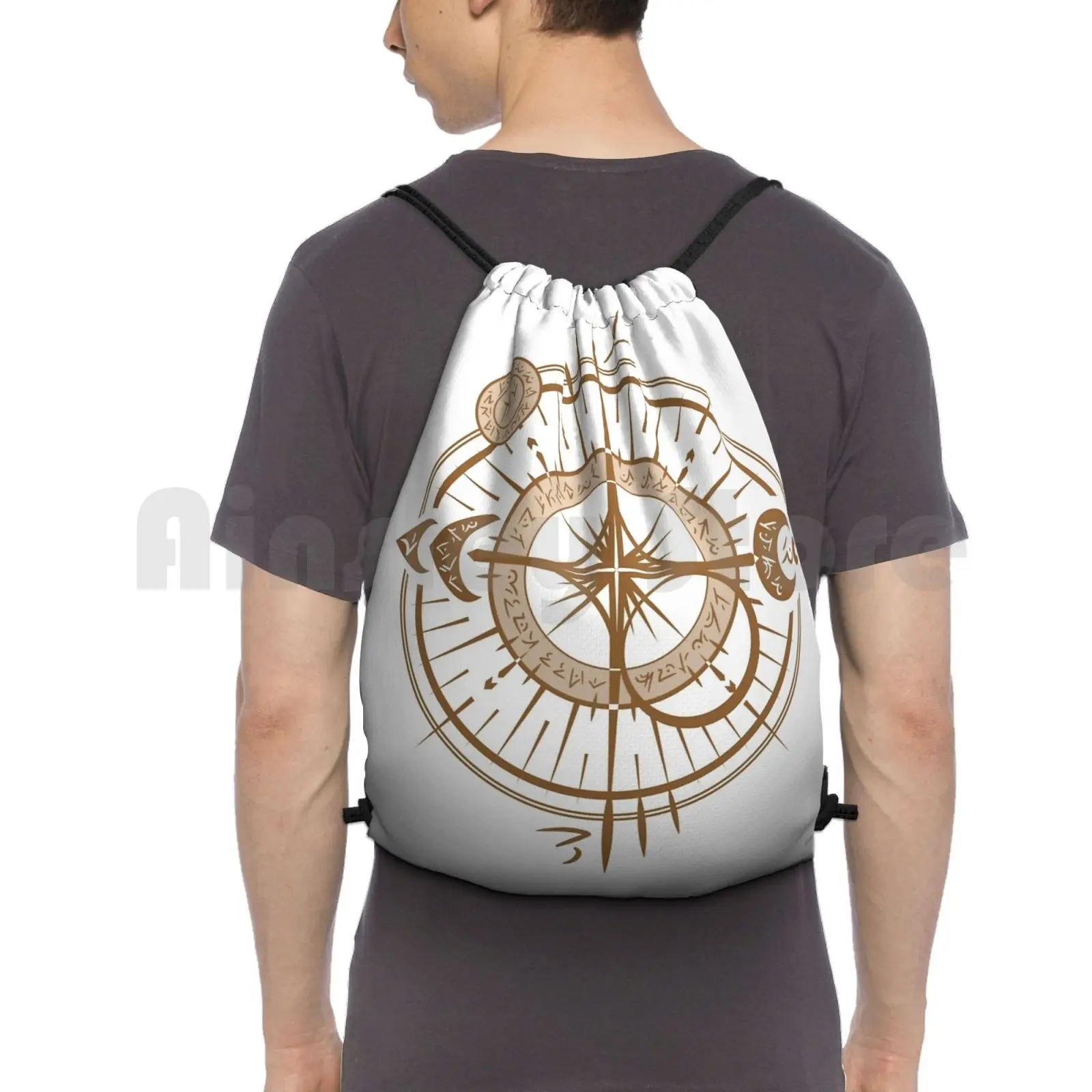 The Traveling Spell-Light Side-Backpack Drawstring Bags Gym Bag Waterproof Compass Rose Art Compass Rose Artwork Compass
The Traveling Spell-Light Side-Backpack Drawstring Bags Gym Bag Waterproof Compass Rose Art Compass Rose Artwork Compass