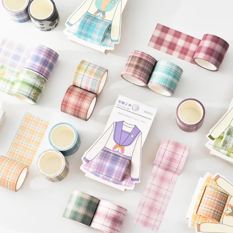 Warm Series Grid Washi Tape Japanese Paper DIY Planner Masking Tape Adhesive Tapes Stickers Decorative Stationery Tapes
Warm Series Grid Washi Tape Japanese Paper DIY Planner Masking Tape Adhesive Tapes Stickers Decorative Stationery Tapes