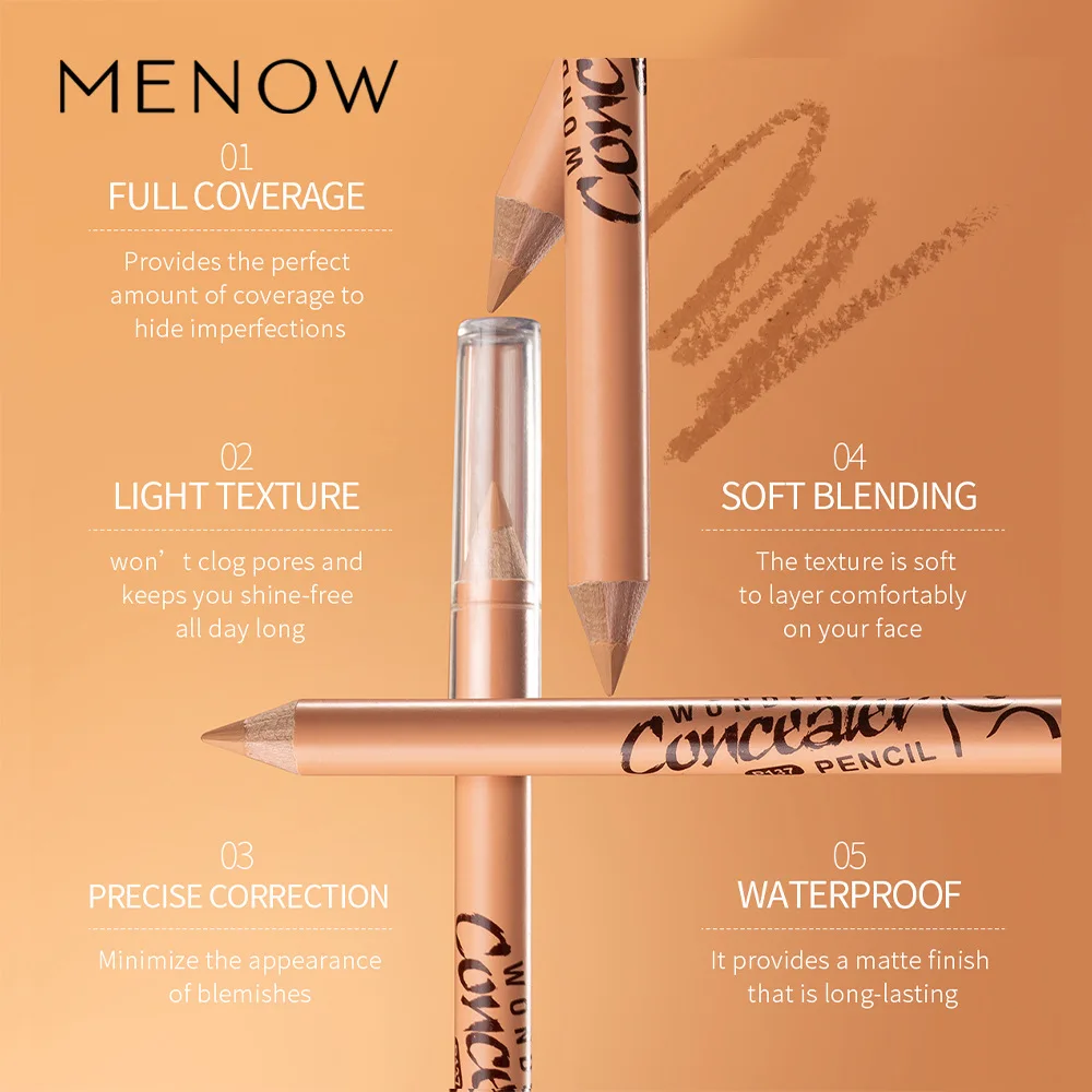 12 Pack Menow MnO Concealer Pen Covers The Blemish, , Eyebrow, Black Byeball, And Lower Eyelid P137
12 Pack Menow MnO Concealer Pen Covers The Blemish, , Eyebrow, Black Byeball, And Lower Eyelid P137