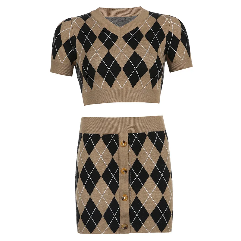 Y2K Argyle/комплекты в стиле хип-хоп, укороченный топ, футболка с коротким рукавом, вязаные мини юбки в винтажном стиле, комплект из двух предмето...
Y2K Argyle/комплекты в стиле хип-хоп, укороченный топ, футболка с коротким рукавом, вязаные мини юбки в винтажном стиле, комплект из двух предмето...