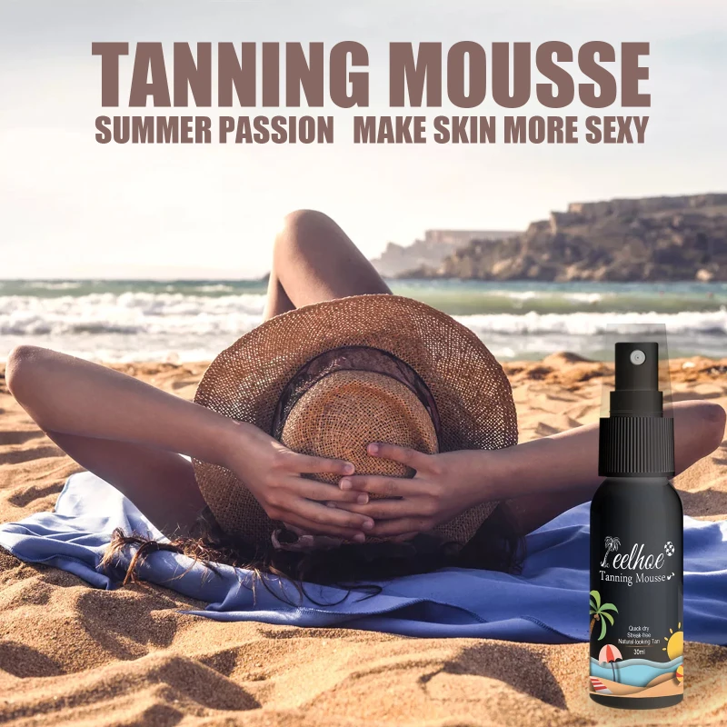 Long Lasting Sunless Tanning Spray Self Tan Organic Self Tanner Natural Tan Mousse Long Lasting Bronze Fake Tan Body Lotion 30mL
Long Lasting Sunless Tanning Spray Self Tan Organic Self Tanner Natural Tan Mousse Long Lasting Bronze Fake Tan Body Lotion 30mL