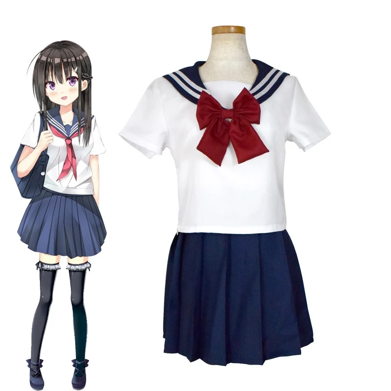 Girl Anime Sailor Suit Short Skirt Two-piece Suit Japanese High School Girl Junior High School Student Suit JK Uniform College
Girl Anime Sailor Suit Short Skirt Two-piece Suit Japanese High School Girl Junior High School Student Suit JK Uniform College