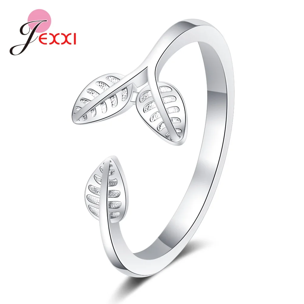 Leaves Shape Genuine 925 Sterling Silver Opening Finger Rings For Women Wedding Band Engagement Statement Jewelry Adjustable
Leaves Shape Genuine 925 Sterling Silver Opening Finger Rings For Women Wedding Band Engagement Statement Jewelry Adjustable
