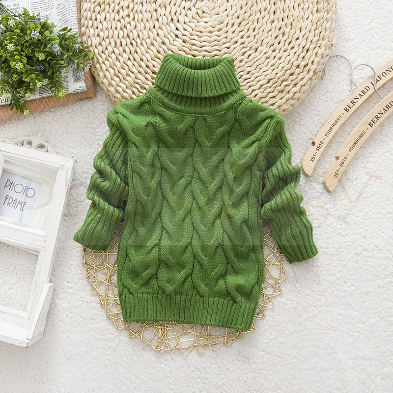 OHMETOY 2T-8T Pure Color Winter Boy Girl Kid Thick Knitted Bottoming Turtleneck Shirts Solid High Collar Pullover Sweater
OHMETOY 2T-8T Pure Color Winter Boy Girl Kid Thick Knitted Bottoming Turtleneck Shirts Solid High Collar Pullover Sweater