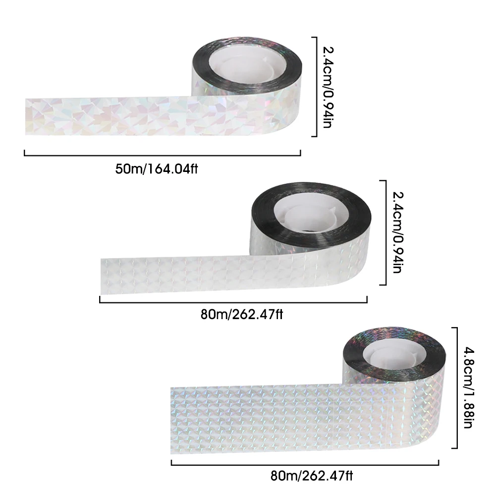 Anti Bird Tape Garden Bird Repellent Flashing Reflective Scare Tape for Pest Control For Garden Agriculture Supplies
Anti Bird Tape Garden Bird Repellent Flashing Reflective Scare Tape for Pest Control For Garden Agriculture Supplies