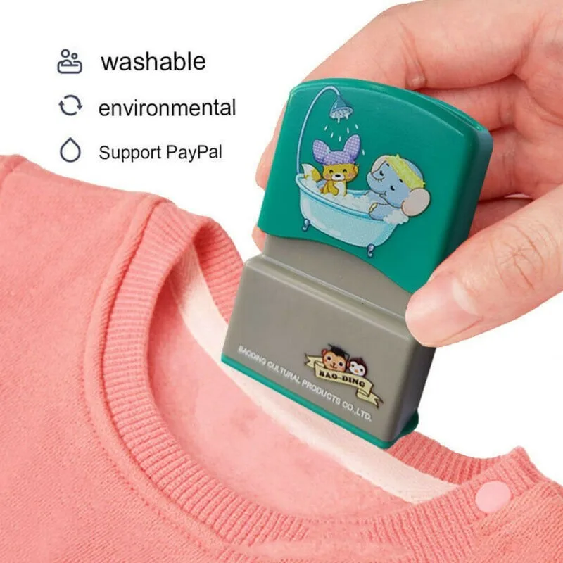 1pcs Baby Name Stamp Children Name Seal Student Kid Clothes Chapter DIY Character Chapter Not Easy To Fade Security Name Stamp
1pcs Baby Name Stamp Children Name Seal Student Kid Clothes Chapter DIY Character Chapter Not Easy To Fade Security Name Stamp
