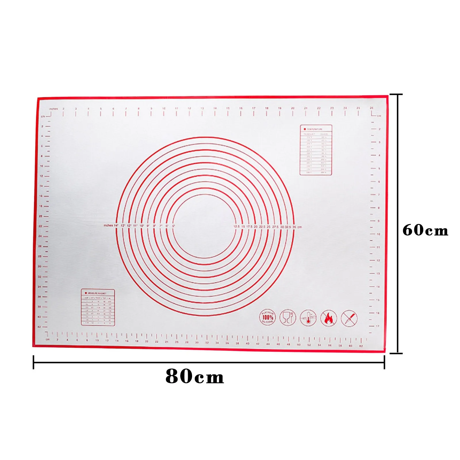 Kneading Dough Mat Silicone Baking Mat Pizza Dough Maker Pastry Kitchen Cooking Gadgets Bakeware Table Mat Pad Baking Sheet New
Kneading Dough Mat Silicone Baking Mat Pizza Dough Maker Pastry Kitchen Cooking Gadgets Bakeware Table Mat Pad Baking Sheet New
