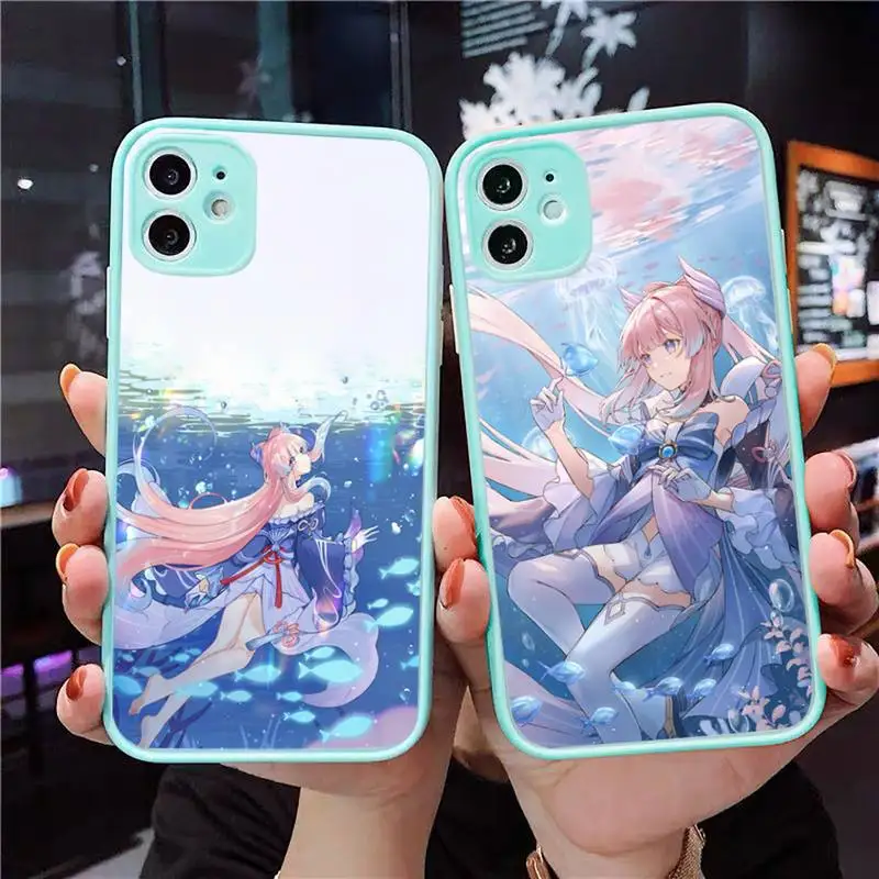 Sangonomiya Kokomi Phone Case Matte Transparent for iPhone 7 8 11 12 s mini pro X XS XR MAX Plus Clear mobile bag Genshin Impact
Sangonomiya Kokomi Phone Case Matte Transparent for iPhone 7 8 11 12 s mini pro X XS XR MAX Plus Clear mobile bag Genshin Impact
