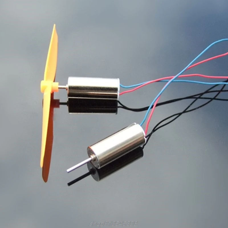DC 3 7 в 45000 об/мин Micro вертолет DIY с полым ротором высокоскоростной двигатель без
