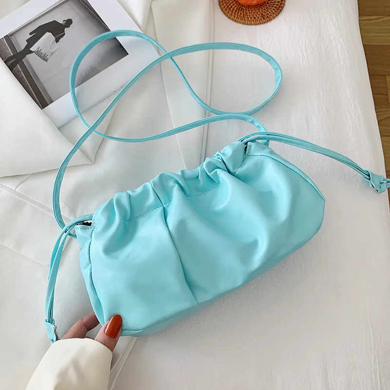 Women's Leather Bag Soft Pleated PU Leather Female Shoulder Crossbody Bags Fashion Candy Color Ladies Handbags Clutch Purses Sac
Women's Leather Bag Soft Pleated PU Leather Female Shoulder Crossbody Bags Fashion Candy Color Ladies Handbags Clutch Purses Sac