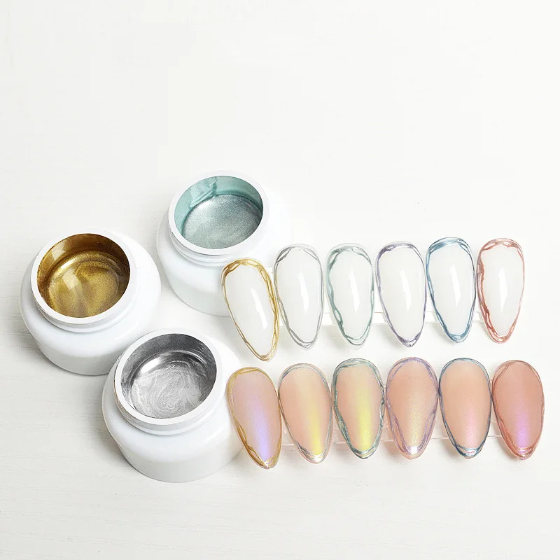 3g Laser Nail Polish Metal Painted Adhesive Pull Line Gold Silver Mirror Nail Polish DIY Manicure Regular Gel JY101
3g Laser Nail Polish Metal Painted Adhesive Pull Line Gold Silver Mirror Nail Polish DIY Manicure Regular Gel JY101