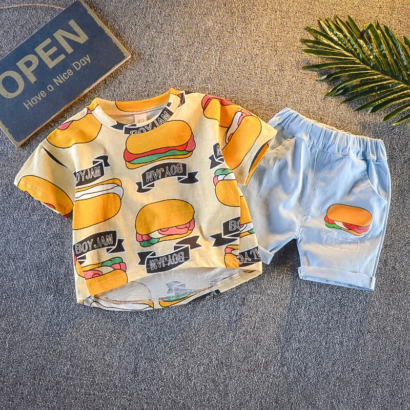 Baby Boy Clothing Set Summer pullover T-Shirt Cartoon Children's clothing Boys Clothes Shorts Suit for Kids Outfit
Baby Boy Clothing Set Summer pullover T-Shirt Cartoon Children's clothing Boys Clothes Shorts Suit for Kids Outfit