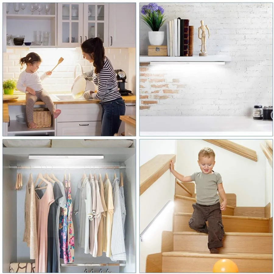 Wireless USB Rechargeable PIR Motion Sensor Lamp 6/10/24 /40/60 LEDs Sensor LED Night Light For Wardrobe Cupboard Closet Kitchen
Wireless USB Rechargeable PIR Motion Sensor Lamp 6/10/24 /40/60 LEDs Sensor LED Night Light For Wardrobe Cupboard Closet Kitchen