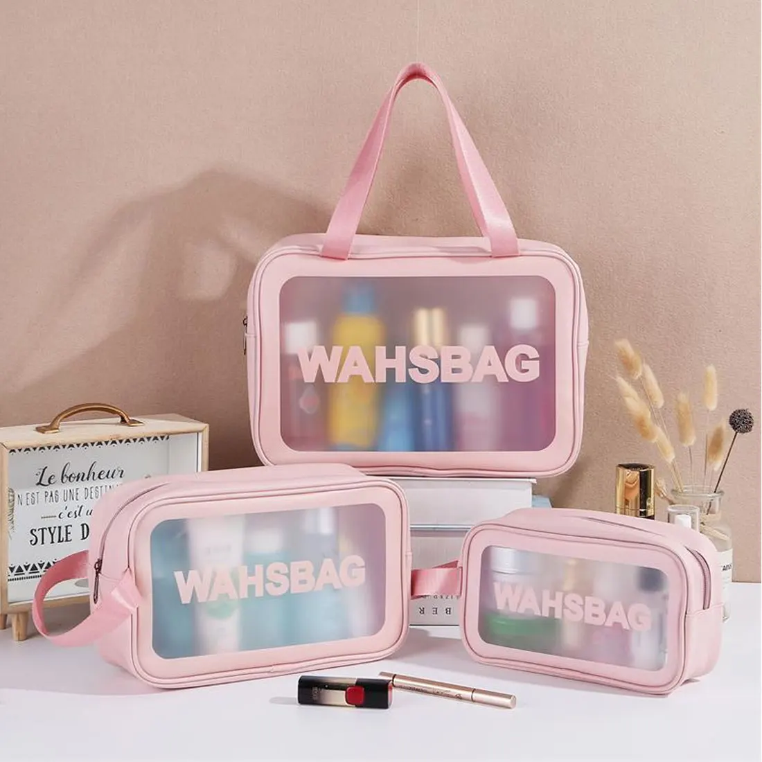 Storage Organizer Waterproof Washbag Transparent Cosmetic Bag Portable Travel Accessorie Makeup Packaging Organizers Storage Bag
Storage Organizer Waterproof Washbag Transparent Cosmetic Bag Portable Travel Accessorie Makeup Packaging Organizers Storage Bag