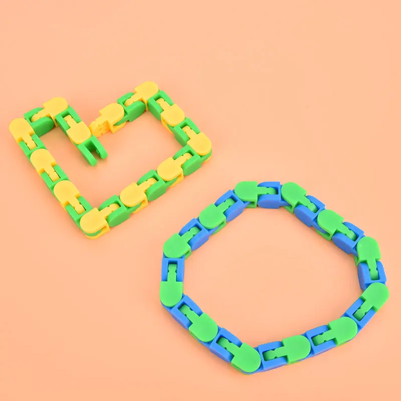 1pc Snake Puzzle Sensory Toys Stress Relief Rotate And Shape Sensory Toy Wacky Tracks Snap and Click Fidget Decompression Toys
1pc Snake Puzzle Sensory Toys Stress Relief Rotate And Shape Sensory Toy Wacky Tracks Snap and Click Fidget Decompression Toys