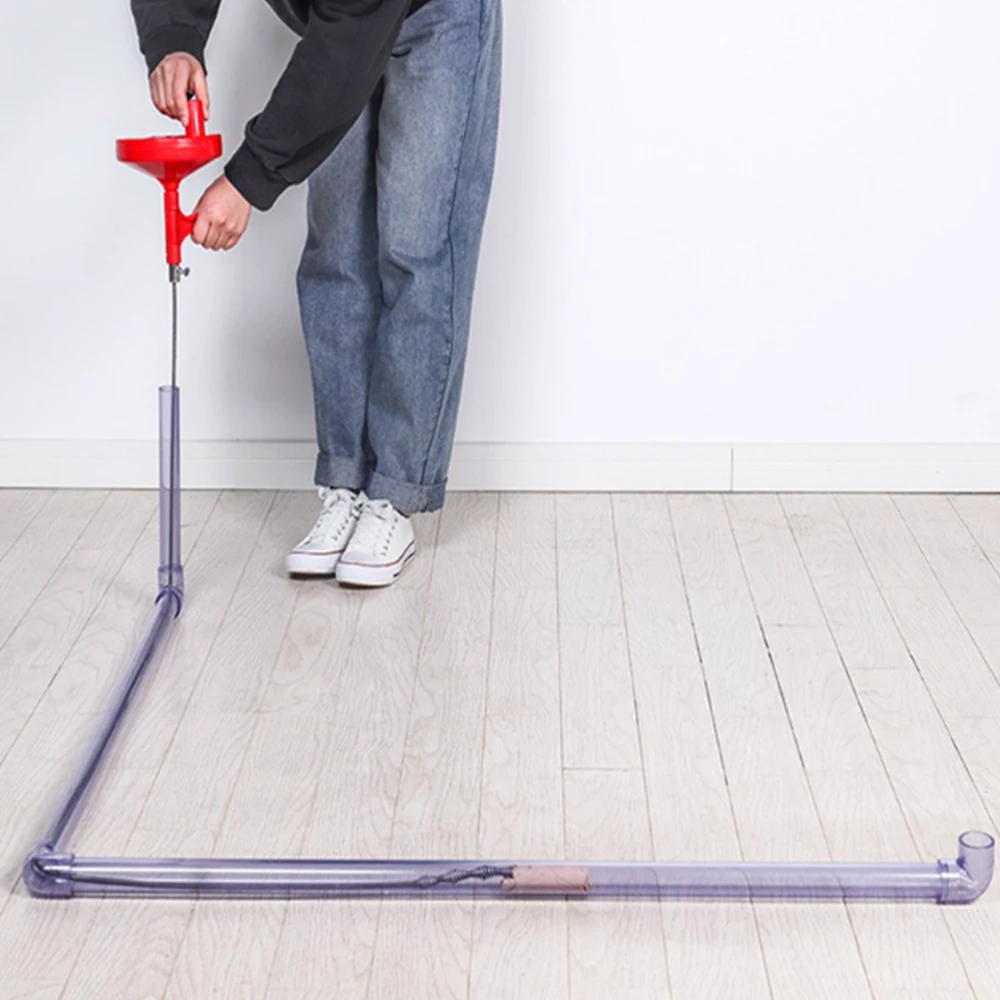 Hand-cranked Sewer Pipe Dredger Remove Hair Dirt Toilet Sinks Manual Dredge Cleaning Tools Household For Kitchen Sink Bathroom
Hand-cranked Sewer Pipe Dredger Remove Hair Dirt Toilet Sinks Manual Dredge Cleaning Tools Household For Kitchen Sink Bathroom