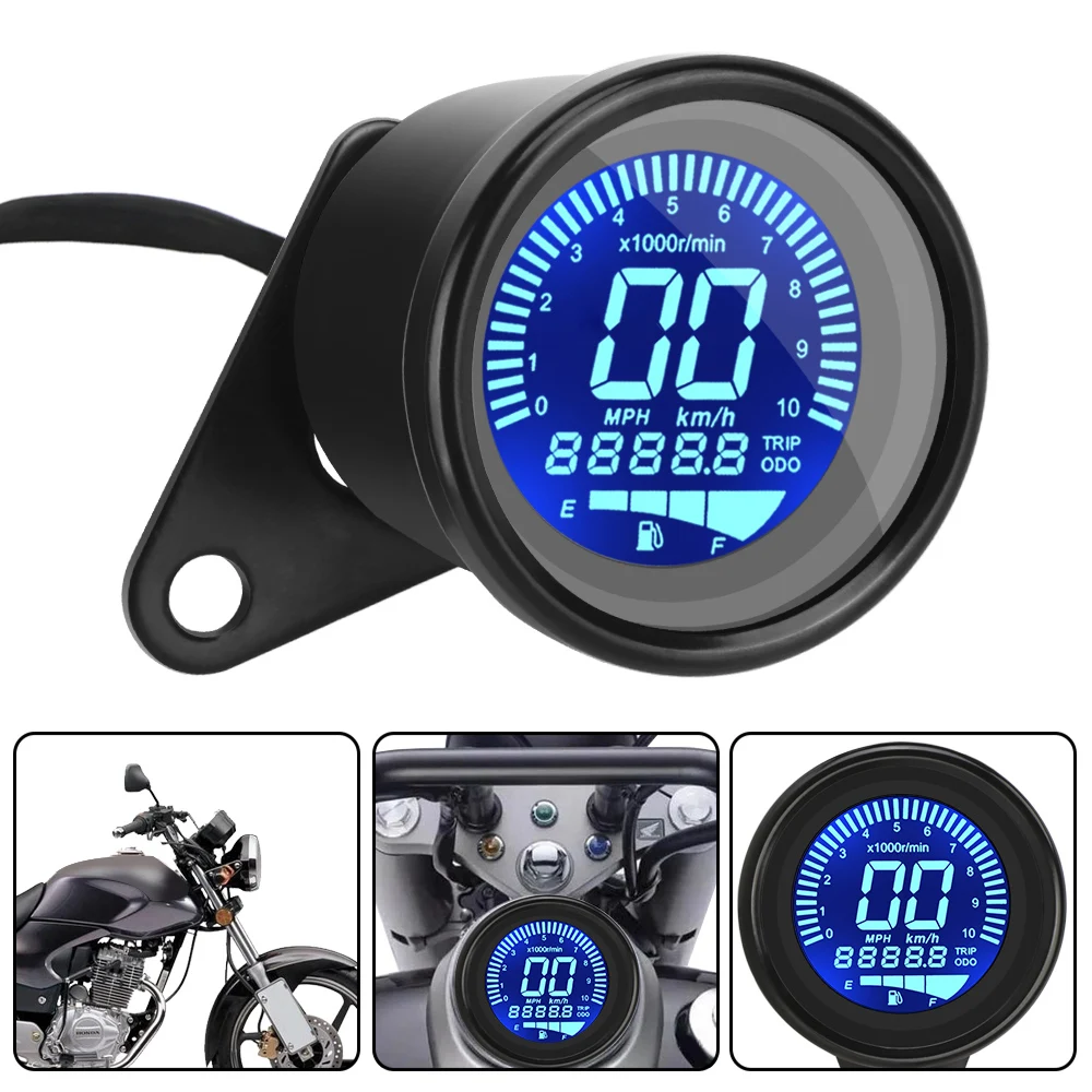 Scooter ATV Meter Retro LCD Odometer Motorcycle Digital Speedometer LED LCD Tachometer Indicator DC12V Universal Fuel Meter
Scooter ATV Meter Retro LCD Odometer Motorcycle Digital Speedometer LED LCD Tachometer Indicator DC12V Universal Fuel Meter
